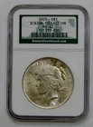 1923 Peace Silver Dollar NGC MS 62 Binion Collection