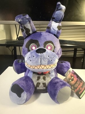 2026 Jazwares Five Nights at Freddy s NIGHTMARE BONNIE 8  FNAF Plush GITD eyes