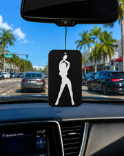 Car Air Freshener Hanging Black Style New Car Scent Car Air Freshener Hanging Black Style New Car Scent