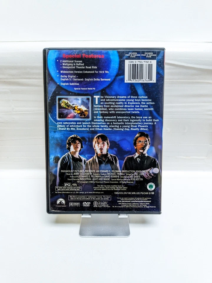Explorers (DVD, 1985) Ethan Hawke, River Phoenix RARE OOP HTF MINT - Image 2 of 3