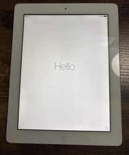 Apple iPad 4 A1458 4th Generation White 16GB Wi-Fi 9.7 iOS 10.3.3 - WORKS