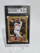 2023 Topps Gilded Collection - Adley Rutschman #35 Gold Etch /75 (RC) SGC 9.5