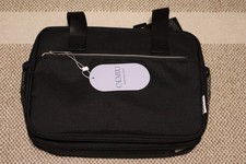 GEMIU Breastmilk Cooler Bag Black Waterproof Insulated Fits 6 Bottles Ice Pack