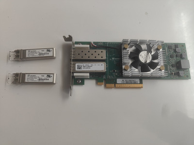QLogic Fibre Channel HBA 16G Dual Port PCIe   Dell 03PCN3   inkl. 2x SFP+ Module
