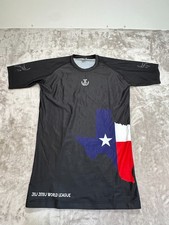 Rashguard Jiu Jitsu Mens Size XL Black Lone Star Long Sleeve JJ World League NEW