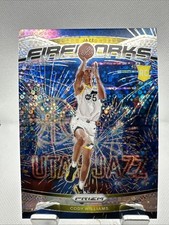 2024-25 Panini Prizm - Fireworks Cody Williams #18 Fast Break Prizm (RC)