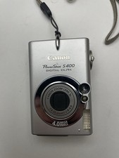 Canon PowerShot S400 ELPH Digital Camera Silver Untested