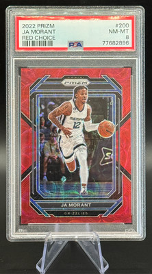 2022-23 Ja Morant /88 Panini Prizm Choice Red Scope Prizm #200 PSA 8 | Grizzlies