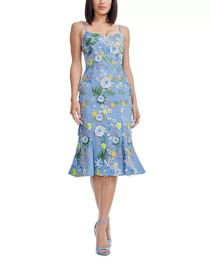 open lace back dress Cara Cara Ayla Mini Dress - Fontaine Navy
