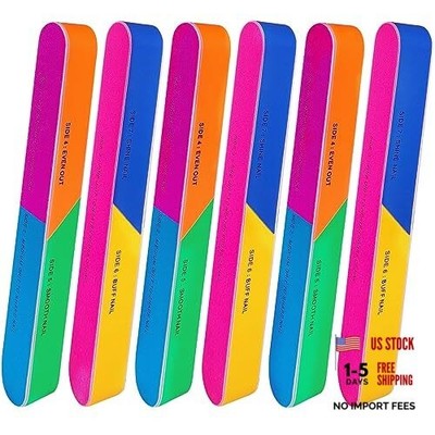 7-Way Nail Buffer (6 Pcs), Nail Buffers Blocks for Natural Nails Shine