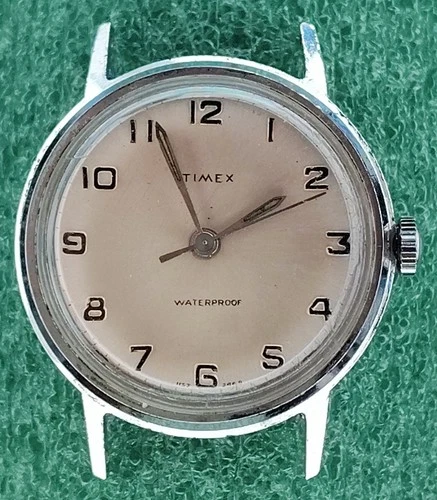 C1965 mens 1968 Timex Sprite Manual Mechanical Movement Vintage Watch Parts lot