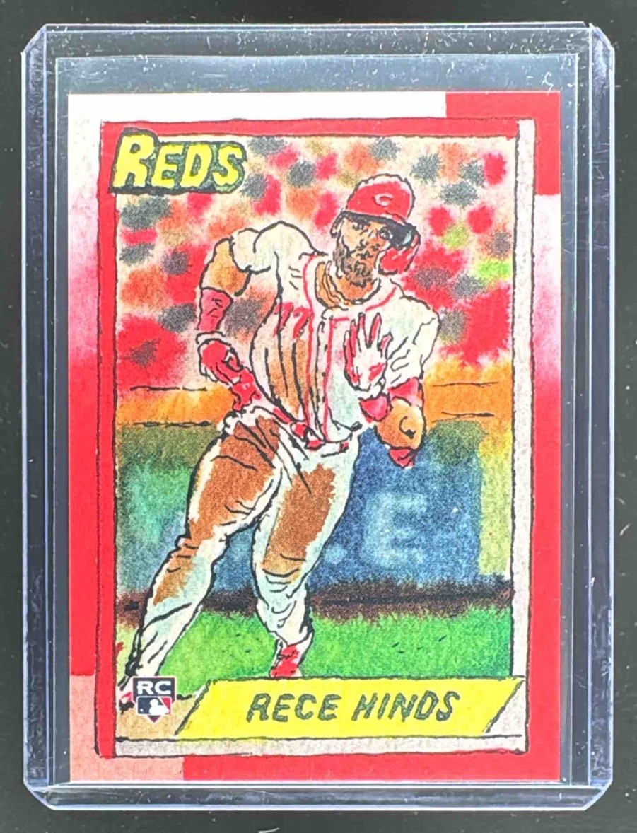 Rece Hinds 2025 Topps Shoebox Treasures #FL-7 First Light Rookies 1990 Redux RC