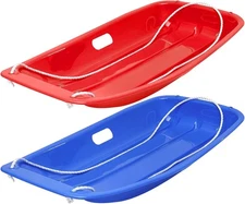 Children's Snow Sled - Durable, Cold-Resistant Toboggan with Reinforced Handles 