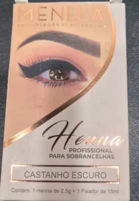 Menela Professional Henna Eyebrow Kit - Dark Brown