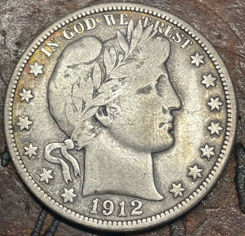 1912 - Barber Silver Half Dollar Coin USA 🇺🇸 Historic Silver Coin 🪙