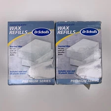 (2) Dr Scholls 2 Pound WAX REFILLS for PARAFFIN BATH 30 Plastic Liners Scented