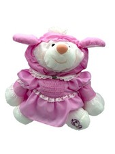 Vintage 80s Fisher-Price Puffalump Plush Lamb Sheep Easter Original Dress 1986