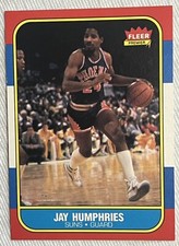 1986-87 Fleer #49 Jay Humphries Phoenix Suns NBA Basketball