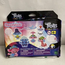 Aquabeads Trolls World Tour Character Set Kit New In Damaged Open Box