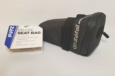 Zefal Deluxe Under Seat Bag for Bicycle, Zipper Storage, Hook Loop Closure, NEW