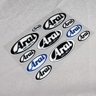 Motorrad Aufkleber Arai Helm Sponsor Logo Laminierte Moto Bike Aufkleber