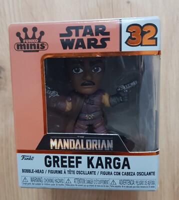 Funko Minis Greef Karga #32   Star Wars Figur   Neu & OVP Mandalorian