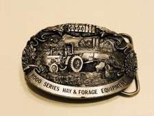 Vintage 1988 CASE 8000 Series Hay Forage Equipment Belt Buckle