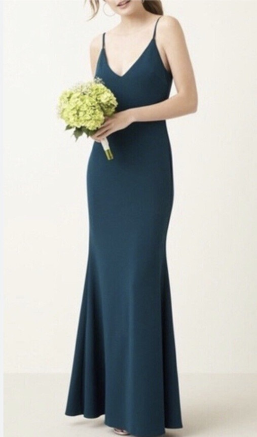 Lulus Infinite Glory Maxi Dress Green Teal Size S Style IDB71970 Sleeveless  EUC