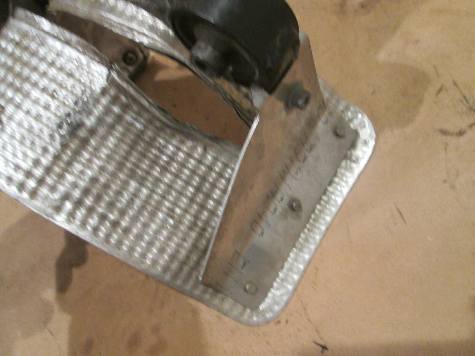 Ferrari 488 LH Exhaust Cat Bracket With Shield - P/N 305310