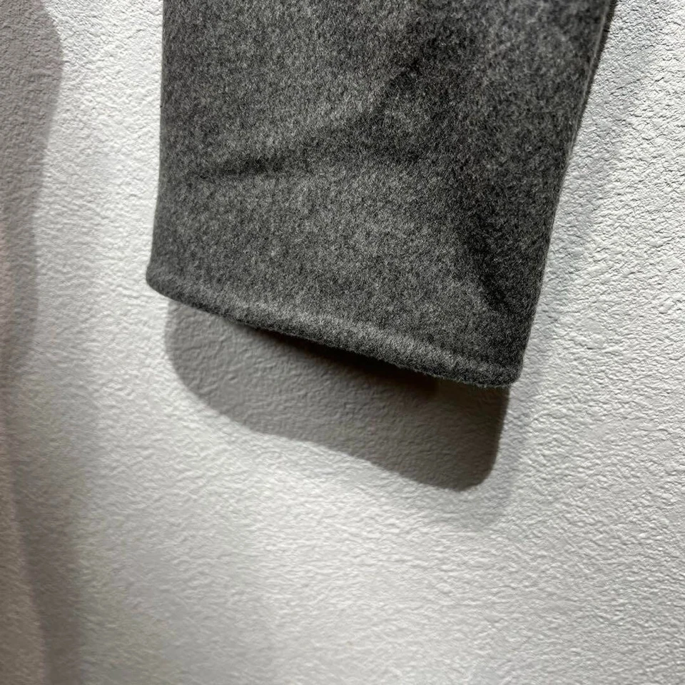 Abrigo de Lana Mackintosh London Sudadera con Capucha Cuadros PRIMAVERA CORTA Gris Foto 4 de 4