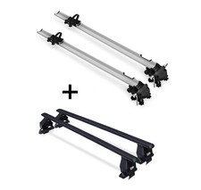 2x Fahrradträger Bike Pro+Dachträger Tema Stahl für Skoda Citigo 3/5Tür ab 12