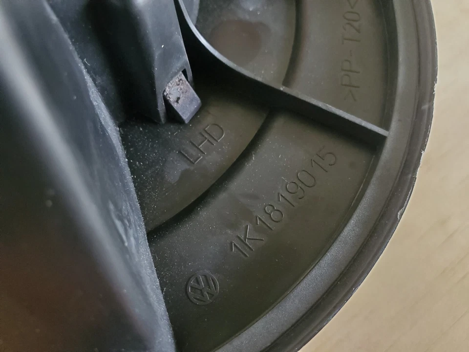 VOLKSWAGEN JETTA 2005-2010 AIRE ACONDICIONADO CALENTADOR SOPLADOR MOTOR VENTILADOR CONJUNTO FABRICANTE ORIGINAL 1K1819015 Foto 3 de 4