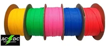NEON COLOR BRAIDED CABLE EXPANDABLE WIRE SLEEVES NEON PET WIRE BRAID 