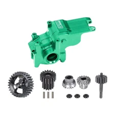 GPM Alum Transmission Case Green + 40Cr Steel Transmission Gear Set for Micro-B