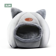 Cat Dog Bed Little Mat Deep Sleep House Comfort Winter Basket Cotton Pets Tent