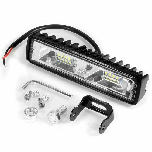 Barra de luz de trabajo LED de 6" montaje al ras 60W parachoques trasero vainas inversas conducción por inundación - Imagen 13 de 16