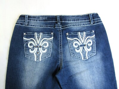 Revolution by Revolt Jeans Skinny Leg Embellished Juniors Size 11