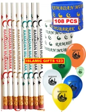 Ramadan Favors108 Pieces Ramadan Balloons Islamic Gift Ramadan decor Eid Decor