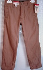 OSHKOSH B'GOSH Adjustable Waist Brown Lined 100 Cotton Pants 42 Boys Sz 4