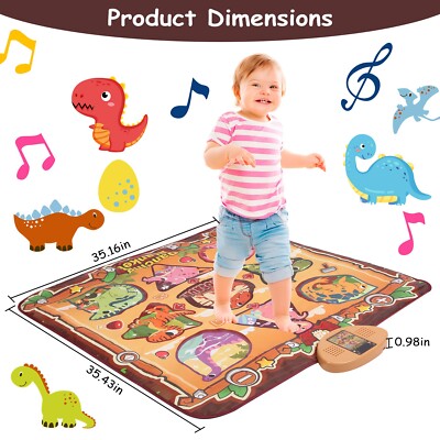Dance Mat, Electronic Musical Play Mat Dance Pad Non-Slip Dancing