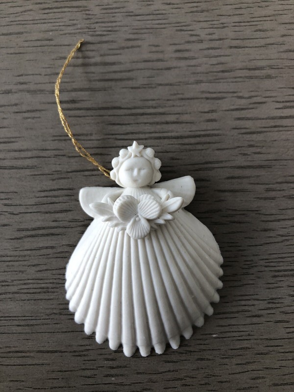 1997 Margaret Furlong 2” Viola Porcelain Angel Ornament MIB