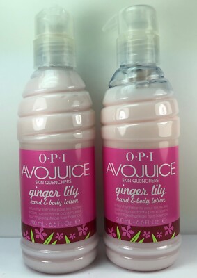 OPI Avojuice Skin Quenchers Hand & Body Lotion GINGER LILY 200ml - 6.6 fl.oz
