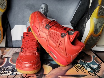 jordan 4 retro fire red singles day 2018