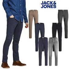 Jack & Jones Mens Slim Fit Jeans Denim Pants Casual Trousers for Men, 27W to 40W