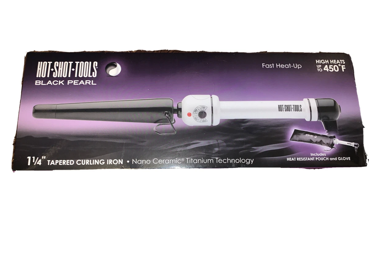 Hot tools black clearance pearl curling iron