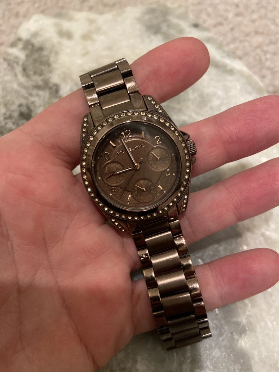 Michael kors women's bronze watch Clearance