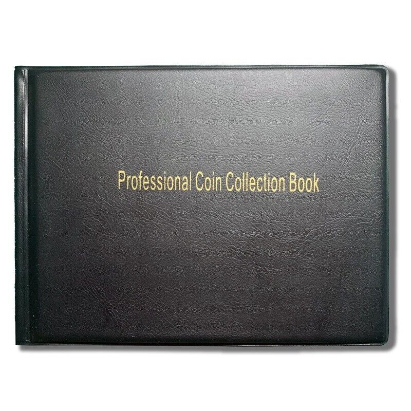 240 Pocket Coin Collection Book Penny Album Holder Money For Coin