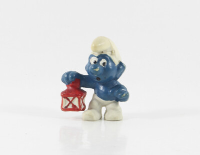 Schlumpf Schlümpfe === 2.0024 === comics no toxico CNT Laterne rot smurf latern