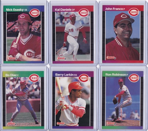 Cincinnati Reds 1989 Donruss Baseball Team Set 26 Cards includes DK and MVP - Picture 4 of 11
