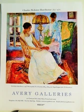 CHARLES WEBSTER HAWTHORNE ART PIECE VTG ORIG  2016 ADVERTISEMENT